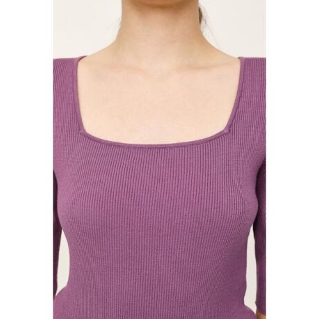 SLY(スライ)のSQUARE NECK TUCK SLEEVE トップス レディースのトップス(シャツ/ブラウス(長袖/七分))の商品写真