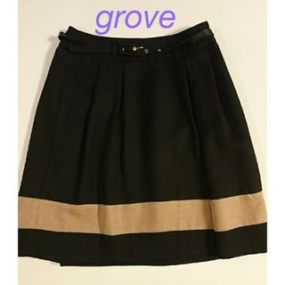 グローブ(grove)のスカート(ひざ丈スカート)