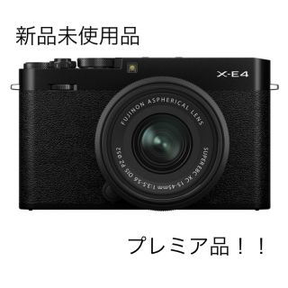 フジフイルム(富士フイルム)のFUJI FILM ミラーレスデジタルカメラ X-E4 BLACK XE4(ミラーレス一眼)