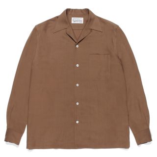 ワコマリア(WACKO MARIA)のWACKO MARIA 50'S SHIRT L/S TYPE-1 Brown(シャツ)