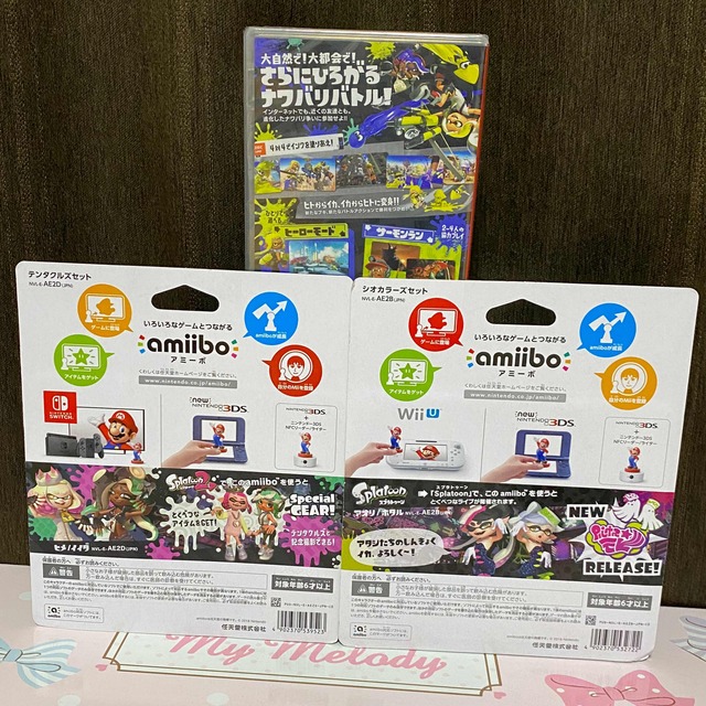 amiibo スプラトゥーン4体セット　Nintendo Swith