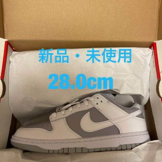 ナイキ(NIKE)のNike Dunk Low Grey and White 28.0cm(スニーカー)