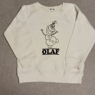 ビーミング ライフストア バイ ビームス(B:MING LIFE STORE by BEAMS)の冬物最終値下げ！オラフ　白トレーナー(Tシャツ/カットソー)