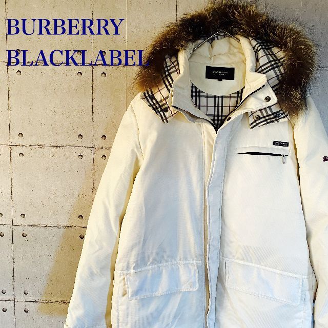 大人気商品 バーバリーブラックレーベル シルバーフォックスファー