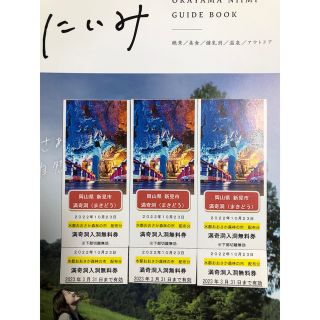 最終値下げ！満奇洞　入洞無料券　3枚　岡山県新見市　紅葉/観光(その他)