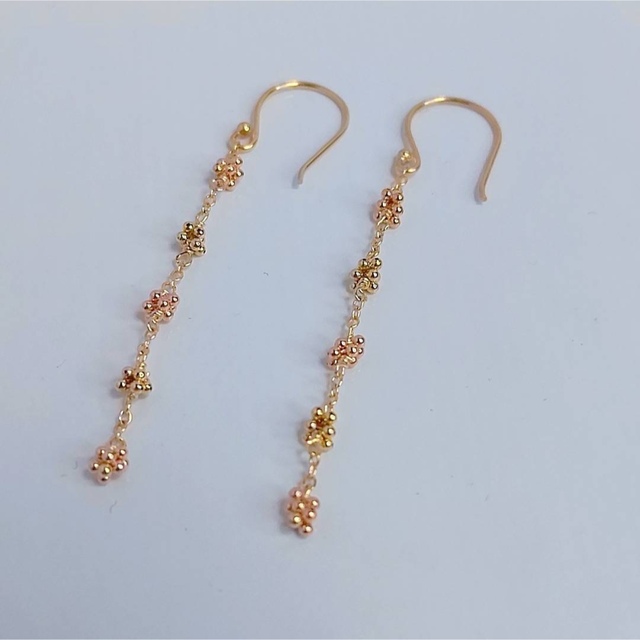 butiko様】MIZUKI❤️定番キャビアピアス/5cm/K14YG butiko様】MIZUKI❤️定番キャビアピアス/5cm/K14YG
