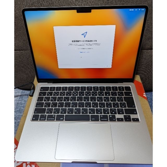 充電回数7回 Apple MacBook Air M2 MLY13J/AApple