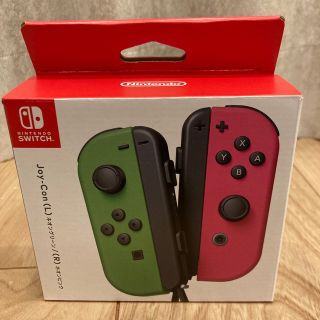 ニンテンドウ(任天堂)のJoy-Con ネオグリーン　ネオピンク　未使用品(家庭用ゲーム機本体)