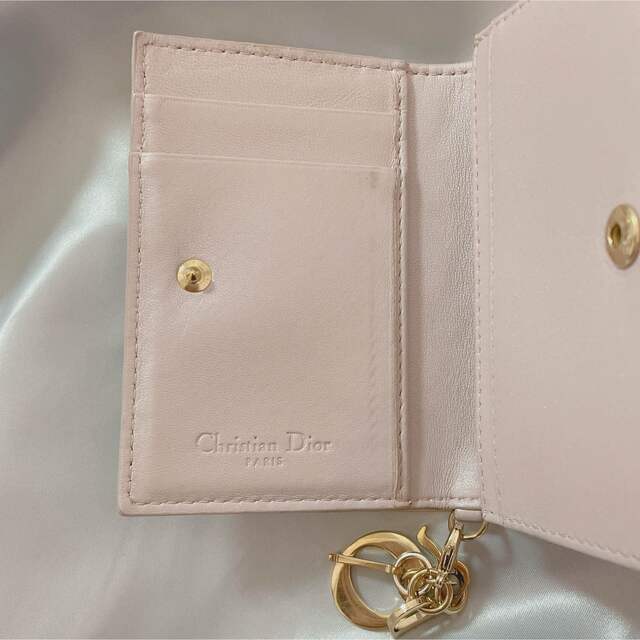 LADY DIOR 名刺入れ フラップ カードホルダー