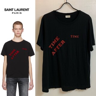 Saint Laurent - SAINT LAURENT フランス製 TIME AFTER TIME Tシャツ