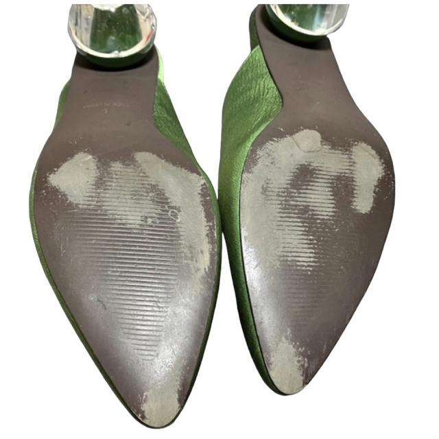 Lily Brown(リリーブラウン)のボールヒール ミュール グリーン レディースの靴/シューズ(ミュール)の商品写真