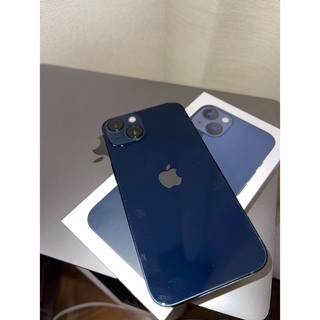 アップル(Apple)の【バッテリー100%】極美品　iPhone 13 128GB SIMフリー(スマートフォン本体)