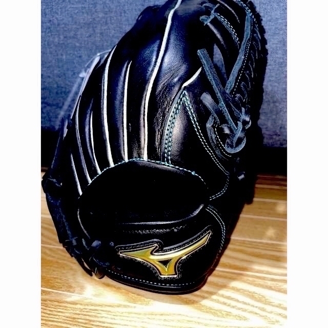 MIZUNO(ミズノ)のミズノ グローブ MIZUNO 黒　ブラック　新品　未使用 スポーツ/アウトドアの野球(グローブ)の商品写真