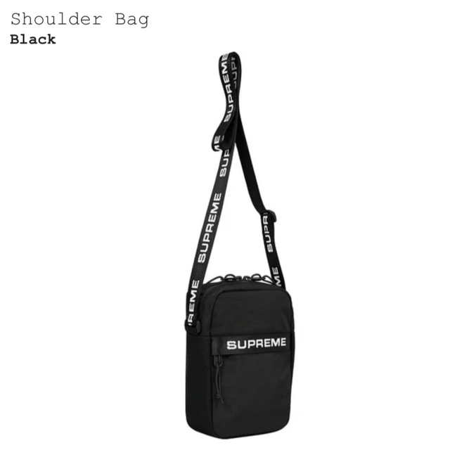 supreme shoulder bag  black ブラック 黒