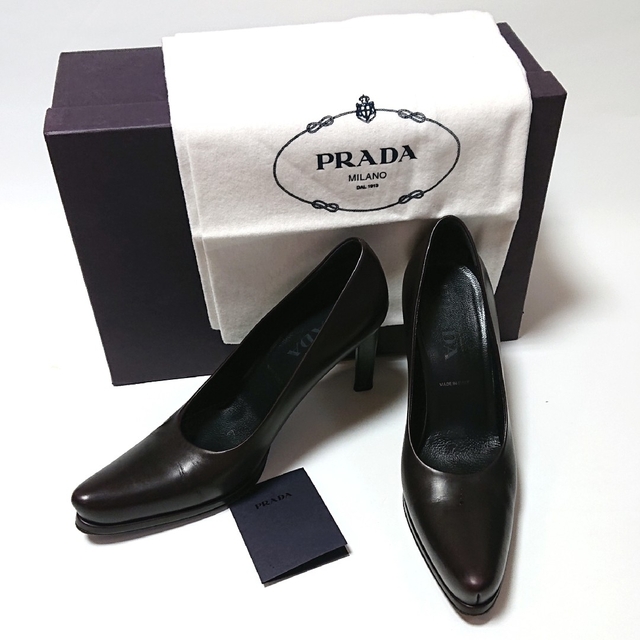 PRADA／プラダ／CALZATURE DONNA／レザー パンプス／シューズ