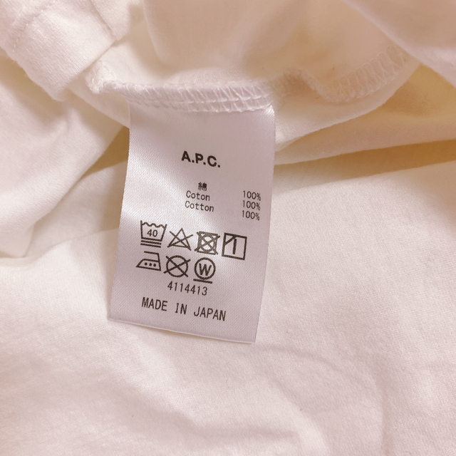 A.P.C(アーペーセー)のA.P.C tシャツ レディースのトップス(Tシャツ(半袖/袖なし))の商品写真