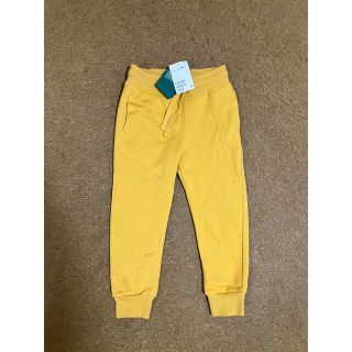 エイチアンドエム(H&M)の新品 H&M 裏起毛 パンツ 105 マスタード(パンツ/スパッツ)