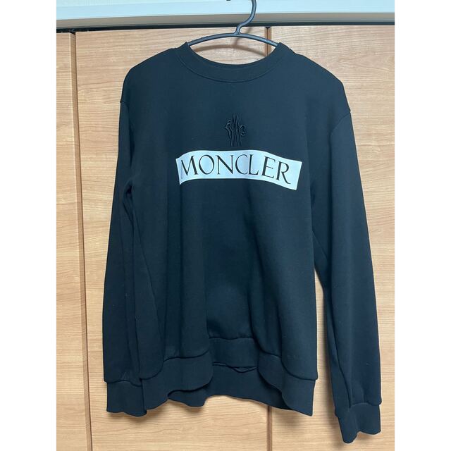 MONCLER モンクレール ロゴ トレーナー ブラック 【冬バーゲン