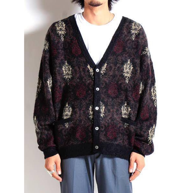 WACKO MARIA - KOOI モヘヤ総柄カーディガン 21awの通販 by fc2 WACKO MARIA - KOOI モヘヤ総柄カーディガン 21awの通販 by fc2