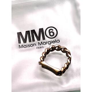マルタンマルジェラ(Maison Martin Margiela)の新品 MM6 メゾンマルジェラ シルバーチェーンリング ビンテージマット 13号(リング(指輪))
