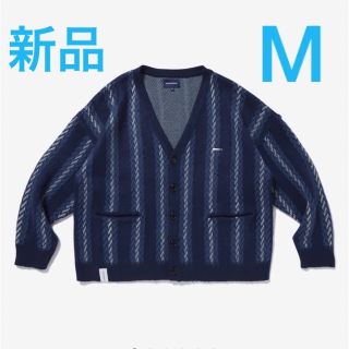 ディセンダント(DESCENDANT)のDESCENDANT NURSE KNIT STRIPE CARDIGAN 2番(カーディガン)