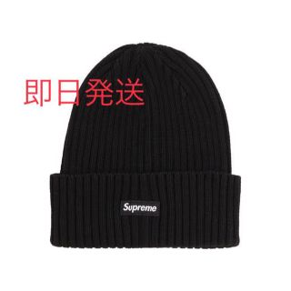 シュプリーム(Supreme)のSupreme 22ss Overdyed Beanie Black 登坂(ニット帽/ビーニー)