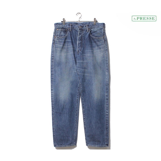 アプレッセ A.PRESSE Washed Denim Pants Eメンズ