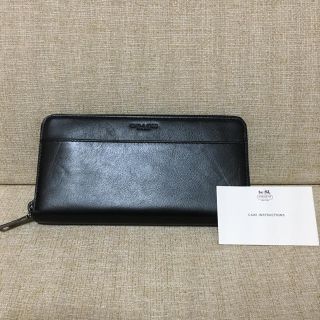 コーチ(COACH)のcoach カーフレザー 長財布(長財布)