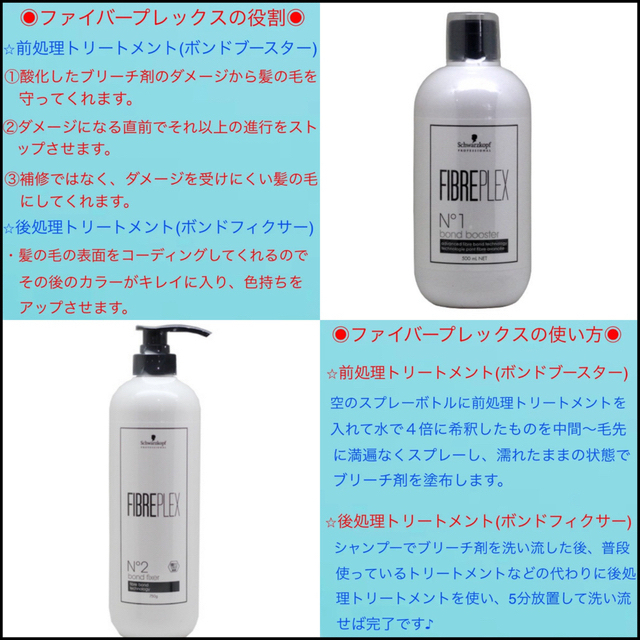 Schwarzkopf PROFESSIONAL(シュワルツコフプロフェッショナル)の【ファイバープレックスブリーチ＆ホワイトオキシ】（ミディアム） コスメ/美容のヘアケア/スタイリング(ブリーチ剤)の商品写真