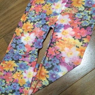 輸入花柄 タイツ(タイツ/ストッキング)