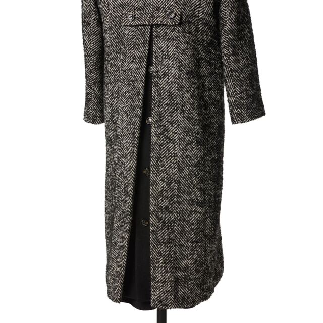 Herringbone Wool-Blend Chester Coat 8