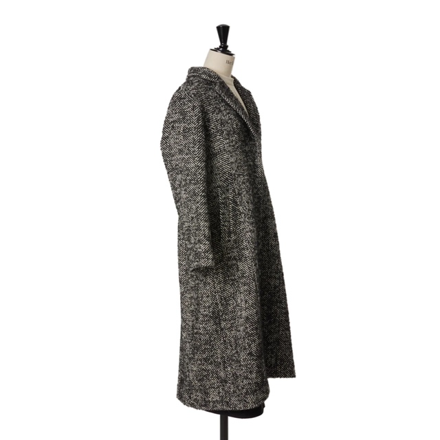 Herringbone Wool-Blend Chester Coat 5