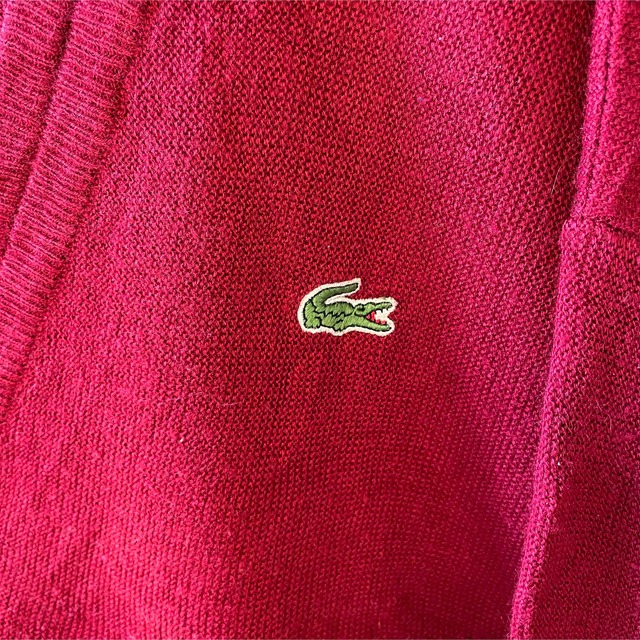 LACOSTE - 70年代 スペイン製 ラコステ カーディガン あいみょん