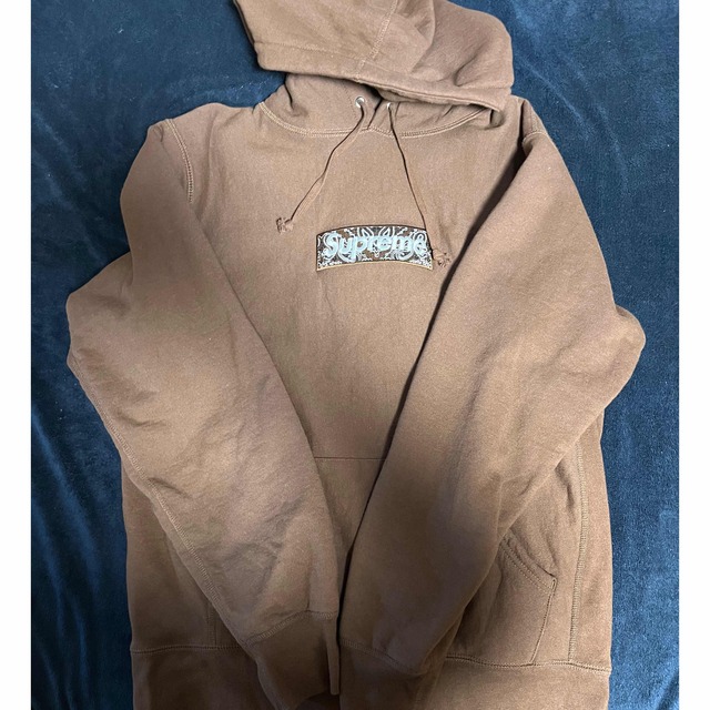 Supreme(シュプリーム)のSupremeBandanaBoxLogoHooded Brown レディースのトップス(ニット/セーター)の商品写真