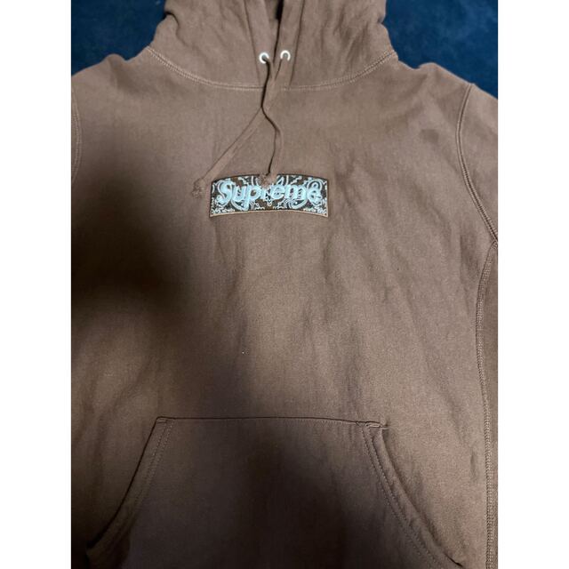 Supreme(シュプリーム)のSupremeBandanaBoxLogoHooded Brown レディースのトップス(ニット/セーター)の商品写真