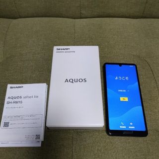 アクオス(AQUOS)のアクオスセンス4lite 　ブラックSH-RM15(スマートフォン本体)