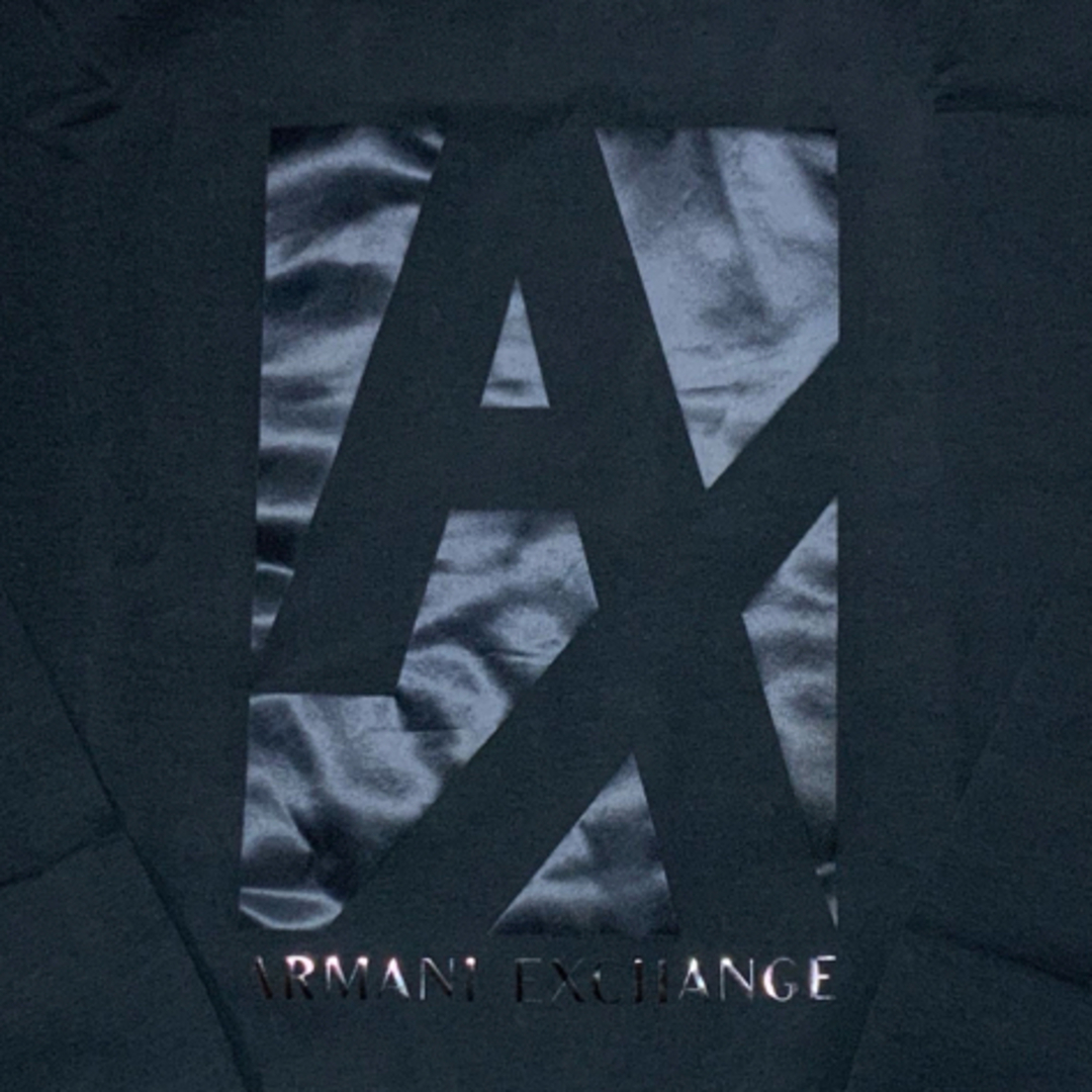 ARMANI EXCHANGE(アルマーニエクスチェンジ)の洗練されたデザイン　ARMANI EXCHANGE　スウェット　ネイビー　XXL メンズのトップス(スウェット)の商品写真