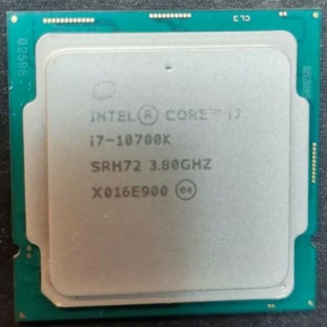 【動作未確認】Intel Core i7 10700K