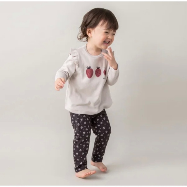 petit main(プティマイン)のアソートロンＴ2枚セット キッズ/ベビー/マタニティのキッズ服女の子用(90cm~)(Tシャツ/カットソー)の商品写真