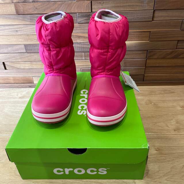 crocs(クロックス)の【りりSHOPさま専用】クロックス　長靴　JP20 キッズ/ベビー/マタニティのキッズ靴/シューズ(15cm~)(長靴/レインシューズ)の商品写真