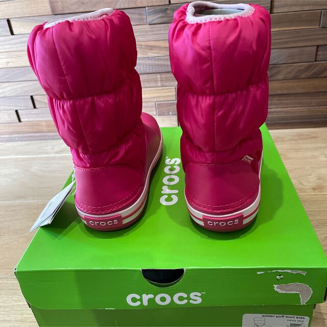 crocs(クロックス)の【りりSHOPさま専用】クロックス　長靴　JP20 キッズ/ベビー/マタニティのキッズ靴/シューズ(15cm~)(長靴/レインシューズ)の商品写真