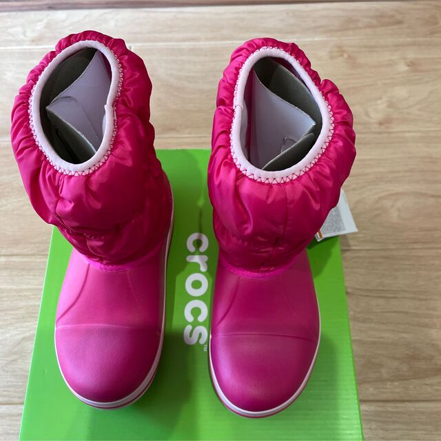 crocs(クロックス)の【りりSHOPさま専用】クロックス　長靴　JP20 キッズ/ベビー/マタニティのキッズ靴/シューズ(15cm~)(長靴/レインシューズ)の商品写真