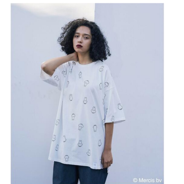 FRAPBOIS(フラボア)のFRAPBOIS PARK × miffy（オバケ Big T） レディースのトップス(Tシャツ(半袖/袖なし))の商品写真