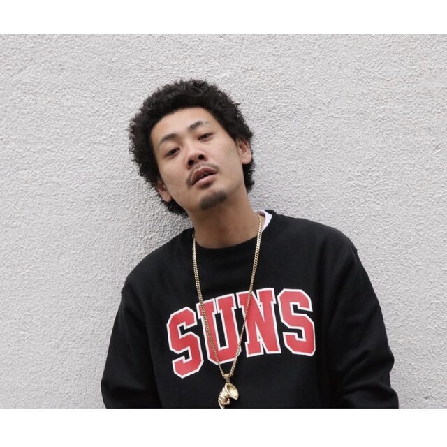 ANDSUNS(アンドサンズ)のANDSUNS SUNS COLLEGE CREWNECK Champion メンズのトップス(スウェット)の商品写真