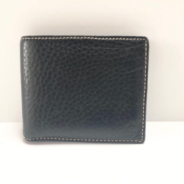 COACH(コーチ)のコーチ 2つ折り財布美品  - 黒 レザー レディースのファッション小物(財布)の商品写真