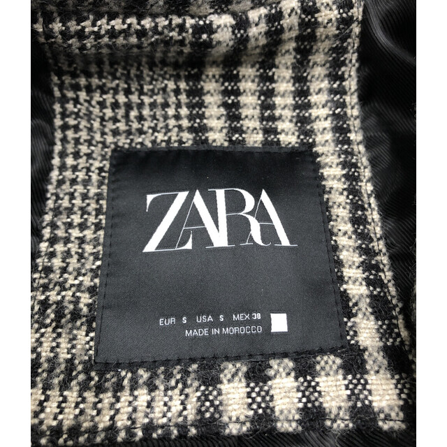 ZARA(ザラ)のザラ ZARA コート チェック柄    メンズ S メンズのジャケット/アウター(トレンチコート)の商品写真