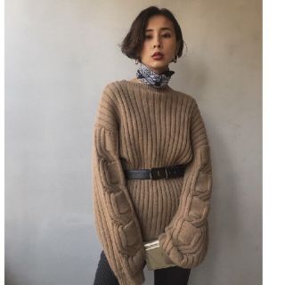 アメリヴィンテージ(Ameri VINTAGE)のAmeri vintage☆CHAIN LINE KNIT(ニット/セーター)