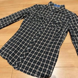 バーバリーブルーレーベル(BURBERRY BLUE LABEL)のバーバリーブルーレーベル　ネルシャツ　36 チェック(シャツ/ブラウス(長袖/七分))