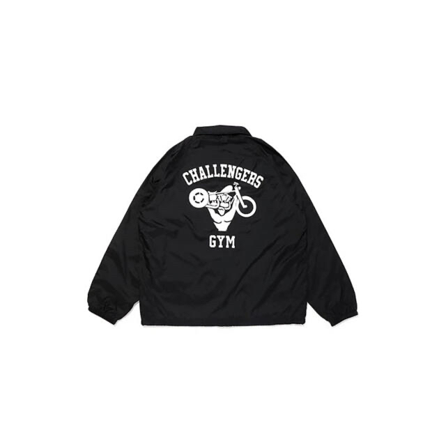 CHALLENGER GYM COACH JKT / BLACK メンズのジャケット/アウター(ナイロンジャケット)の商品写真