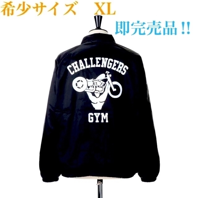 CHALLENGER GYM COACH JKT / BLACK メンズのジャケット/アウター(ナイロンジャケット)の商品写真